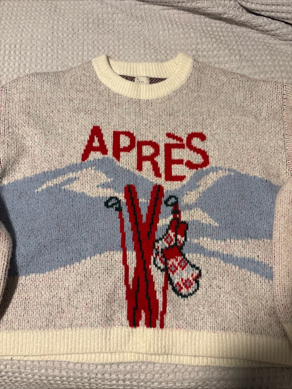 A New Day Knit Sweater Cream Apres Ski Target Soft Colorful Women’s Large
